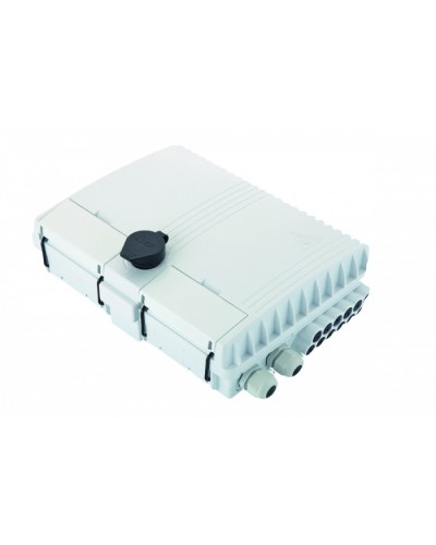 Бокс оптический настенный FTTx, IP65, 16 адаптеров, белый Eurolan (48P-00-16-65WT) в Благовещенске Проходные адаптеры и розетки оптические Pintop.ru