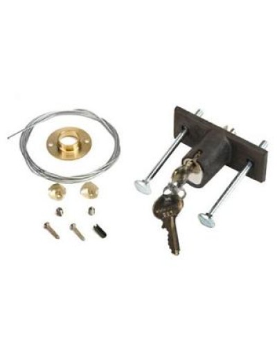 Замок дистанционной разблокировки потолочного привода с ключом №1 Faac 424591001 в Благовещенске Запчасти для шлагбаумов и автоматики Pintop.ru