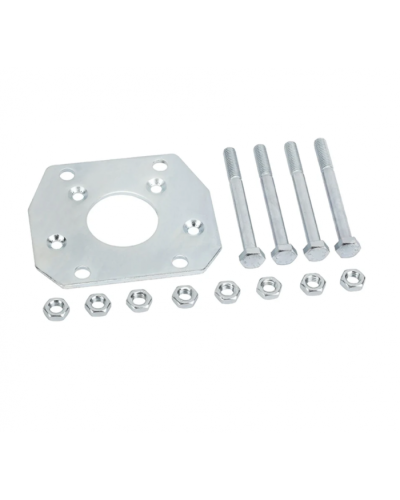 Пластина монтажная с анкерами для стойки Faac 737100 в Благовещенске Запчасти для шлагбаумов и автоматики Pintop.ru