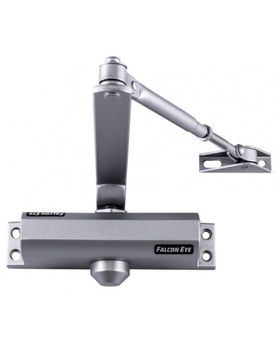 Доводчик дверной Falcon Eye FE-B2W (серебро) в Благовещенске Доводчики Pintop.ru