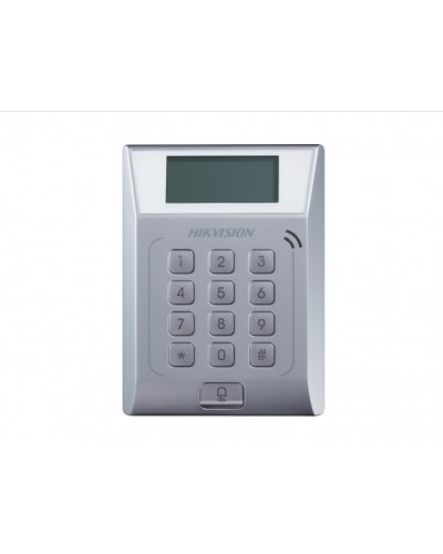 Терминал доступа со встроенным считывателем Mifare карт Hikvision DS-K1T802M в Благовещенске Контроллеры Pintop.ru