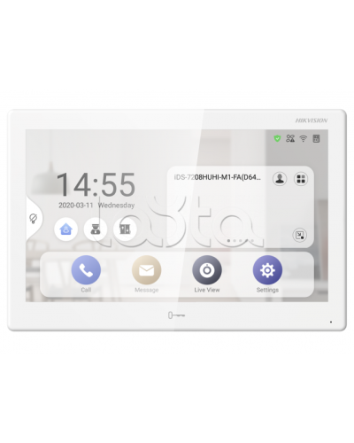 Видеодомофон Hikvision DS-KH9510-WTE1(B) в Благовещенске Абонентские IP устройства Pintop.ru