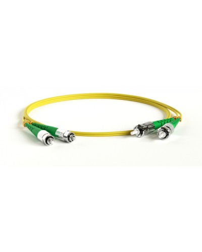 Патч-корд волоконно-оптический Hyperline FC-D2-9-LC/AR-ST/AR-H-5M-LSZH-YL в Благовещенске Патч-корды оптические Pintop.ru