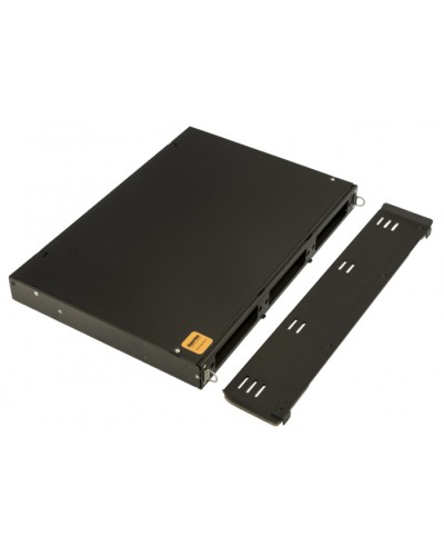Бокс оптический 19 Hyperline FO-19V-1U-3xSLT-W130H30-24UN-BK в Благовещенске Кросс оптический Pintop.ru