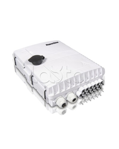 Бокс оптический настенный Hyperline FO-WBI-12A-GY в Благовещенске Кросс оптический Pintop.ru