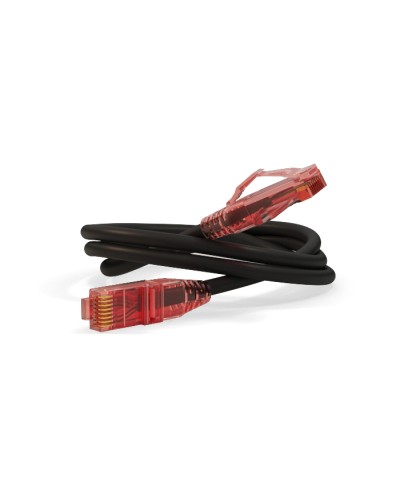 Патч-корд RJ45-RJ45, 4 пары, UTP, кат.5е, LSZH (5м) Hyperline PC-LPM-UTP-RJ45-RJ45-C5e-5M-LSZH-BK в Благовещенске Патчкорды (медные) Pintop.ru