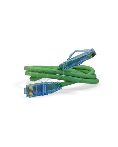 Патч-корд U/UTP Hyperline PC-LPM-UTP-RJ45-RJ45-C6-5M-LSZH-GN в Благовещенске Патчкорды (медные) Pintop.ru