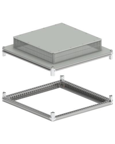 FORMAT Крыша и основание (под фланец) 800х800мм IP31 IEK (FO-00-KOF-080-080-31) в Благовещенске Аксессуары для стоек и шкафов Pintop.ru
