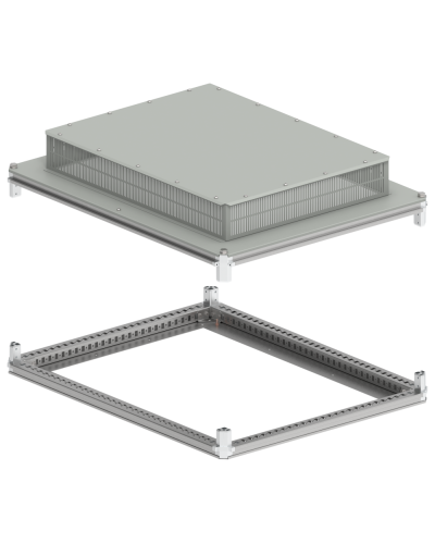 FORMAT Крыша и основание (под фланец) 800х1000мм IP31 IEK (FO-00-KOF-080-100-31) в Благовещенске Аксессуары для стоек и шкафов Pintop.ru
