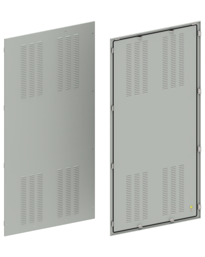 FORMAT Панель задняя вентилируемая 2000х1000мм IEK (FO-00-PBV-200-100) в Благовещенске Аксессуары для стоек и шкафов Pintop.ru