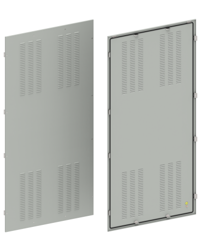 FORMAT Панель боковая вентилируемая 2000х1000мм IP31 (2шт/компл) IEK (FO-00-PSV-200-100-31) в Благовещенске Аксессуары для стоек и шкафов Pintop.ru