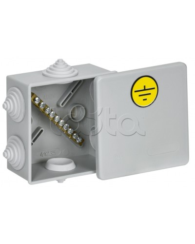 Коробка КУП КМ41360 85х85х40мм IP44 6 вв. (7035) IEK (UKO21-085-085-040-K41-44U) в Благовещенске Распределительные коробки Pintop.ru