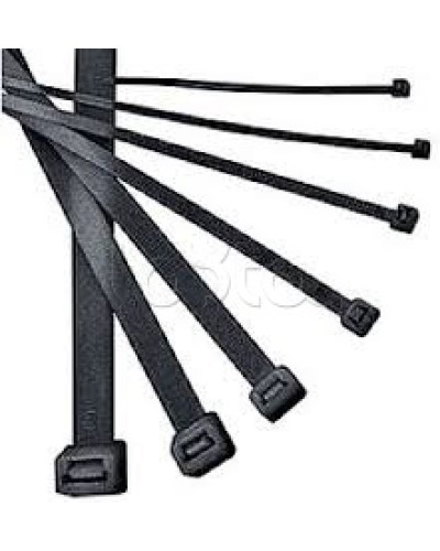 Хомут 4,8x300 мм нейлон, черный (100 шт/уп) IEK UHH32-D048-300-100 в Благовещенске Стяжки-хомуты Pintop.ru