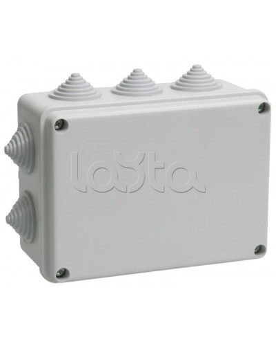 Коробка КМ41242 распаячная для о/п (RAL7035, 10 гермовводов) IEK UKO10-150-110-070-K41-55 в Благовещенске Распределительные коробки Pintop.ru