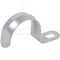 Скоба металлическая однолапковая d25-26мм IEK (100 шт/упак.) (CMAT10-25-100)