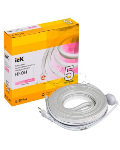 Комплект DIY (2835P120-8-IP65-220В 5м + др.) IEK (LSR5-P-120-65-2-05-S0) в Благовещенске Источники света(Лампы) Pintop.ru