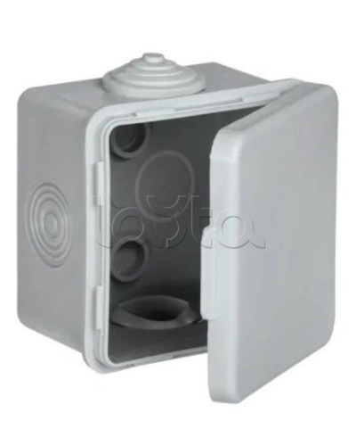 Коробка расп. КМ 65х65х50мм о/к IP54 4 вв. (7035) GENERICA IEK (UKO31-065-065-050-K03-54) в Благовещенске Распределительные коробки Pintop.ru