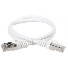 ITK Коммутационный шнур кат. 5Е FTP PVC 10м белый (PC08-C5EF-10M)