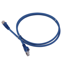 Патч-корд LANMASTER LSZH UTP кат.5e, 9.0 м, синий LANMASTER LAN-PC45/U5E-9.0-BL