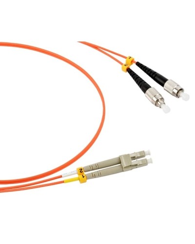 Патч-корд оптический LSZH, дуплексный, LC/PC-FC/PC, MM 50/125, 1.0м LANMASTER LAN-2LC-2FC/OM2-1.0 в Благовещенске Патч-корды и пигтейлы Pintop.ru