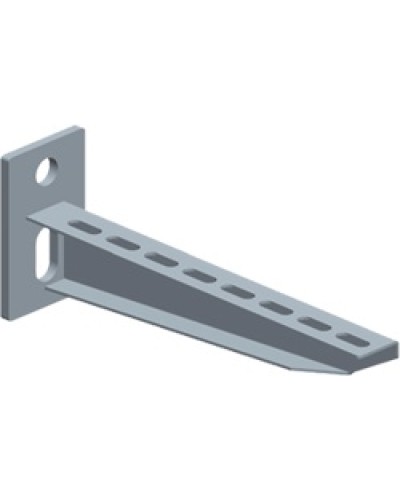 Консоль перфорированная для лотка шириной 300мм LANMASTER LAN-MT-BP300-EZ в Благовещенске Аксессуары для лотков Pintop.ru