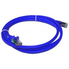 Патч-корд RJ45 - RJ45, 4 пары, FTP, категория 6, 1.5 м, синий, LSZH LANMASTER LAN-PC45/S6-1.5-BL