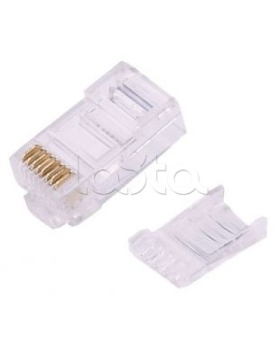 Штекер RJ45 (8P8C) CAT6 со вставкой LAZSO APJ15 в Благовещенске Коннекторы Pintop.ru