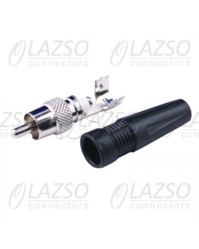 Разъем штекер RCA под винт LAZSO (APR012) в Благовещенске Коннекторы Pintop.ru