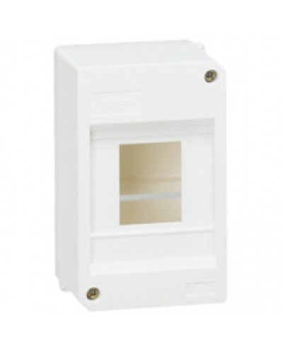 Щиток накладной Mini S 4 модуля белый Legrand 001357 в Благовещенске Боксы для автоматов Pintop.ru