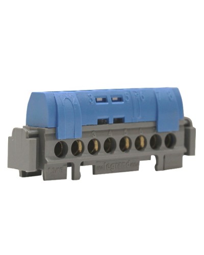 Клеммная колодка IP 2X нейтраль синяя Legrand 004842 в Благовещенске Клеммные колодки Pintop.ru