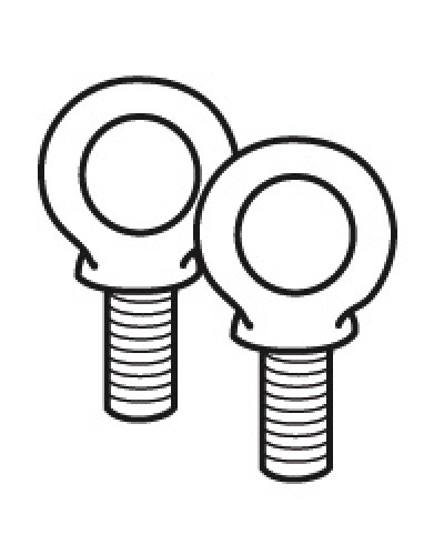 Комплект подъемных колец Legrand 020482 в Благовещенске Аксессуары для стоек и шкафов Pintop.ru