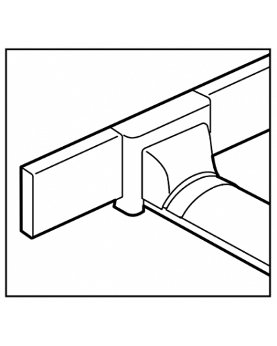 Переходник на напольный кабель-канал LEGRAND 032805 в Благовещенске Аксессуары для кабель-канала Pintop.ru