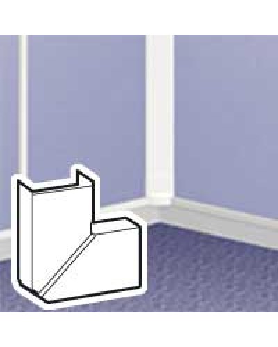 Угол плоский 40x12.5 Legrand 033316 в Благовещенске Аксессуары для кабель-канала Pintop.ru