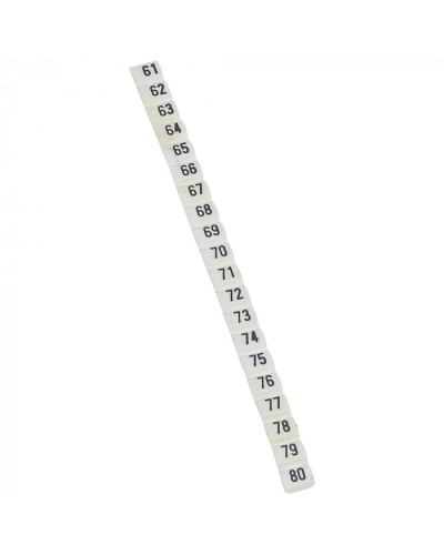 Маркер CAB3 цифры 61-80 Legrand 038153 в Благовещенске Аксессуары для кабель-канала Pintop.ru