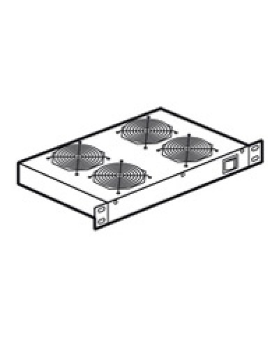 Полка с 4 вентиляторами высотой 1U Legrand 046490 в Благовещенске Полки для шкафов и стоек Pintop.ru