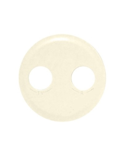 Лицевая панель для розетки TV/FM слоновая кость Celiane Legrand 066232 в Благовещенске Аксессуары для кабель-канала Pintop.ru