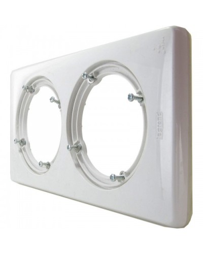 Рамка 2 поста IP44, белая Celiane Legrand 069072 в Благовещенске Аксессуары для кабель-канала Pintop.ru