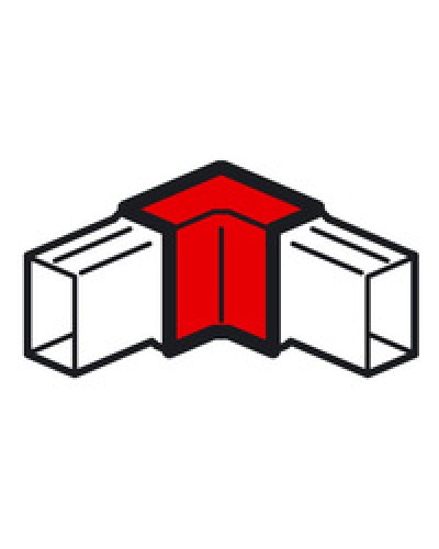 Угол внутренний для кабель-канала METRA 20x12 Legrand (638121) в Благовещенске Аксессуары для кабель-канала Pintop.ru