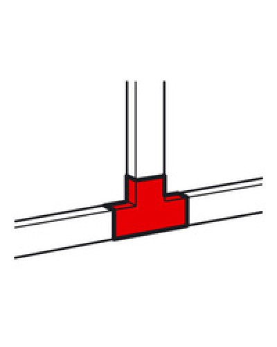 Тройник для кабель-канала METRA 40x16 Legrand (638154) в Благовещенске Аксессуары для кабель-канала Pintop.ru