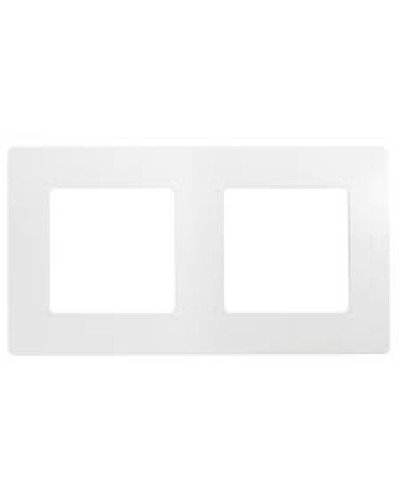 Рамка 2 поста Etika белый Legrand 672502 в Благовещенске Аксессуары для кабель-канала Pintop.ru