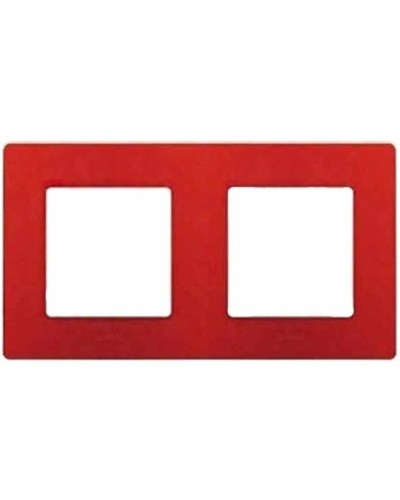 Рамка 2 поста Etika красный (10 шт/уп) Legrand 672532 в Благовещенске Аксессуары для кабель-канала Pintop.ru