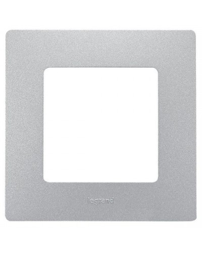 Рамка 1 пост Etika алюминий Legrand 672551 в Благовещенске Аксессуары для кабель-канала Pintop.ru