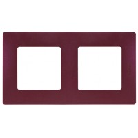 Рамка 2 поста Etika сливовый Legrand 672562