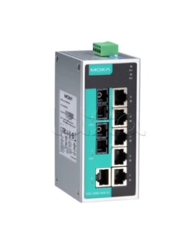 Коммутатор неуправляемый промышленный 8-портовый Moxa EDS-208A-SS-SC в Благовещенске Коммутаторы Pintop.ru