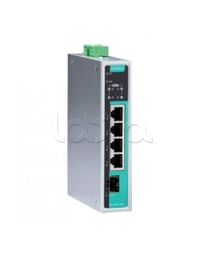 Коммутатор PoE 5-портовый Moxa EDS-G205A-4PoE-1GSFP в Благовещенске Коммутаторы Pintop.ru