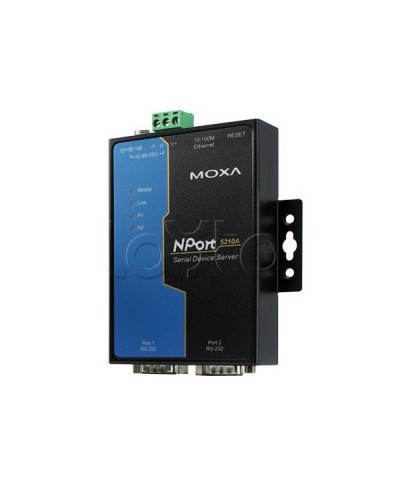 Сервер 2-портовый RS-232 в Ethernet Moxa NPort 5210A в Благовещенске Дополнительное оборудование для ОПС Pintop.ru