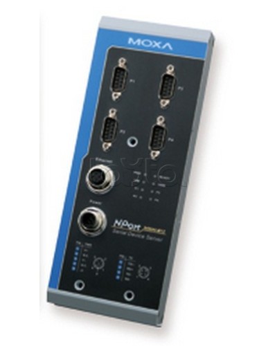 Сервер 4-портовый RS-232/422/485 в Ethernet Moxa NPort 5450AI-M12 в Благовещенске Дополнительное оборудование для ОПС Pintop.ru