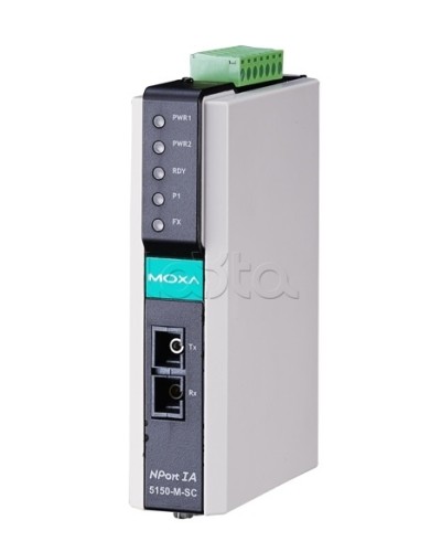 Сервер 1-портовый RS-232/422/485 в Ethernet Moxa NPort IA-5150-S-SC-T в Благовещенске Дополнительное оборудование для ОПС Pintop.ru