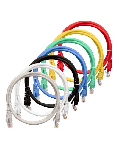 Шнур коммутационный 2хRJ45/8P8C U/UTP кат.5е (NMC-PC4UD55B-030-BK) NIKOMAX (3 м) в Благовещенске Патчкорды (медные) Pintop.ru