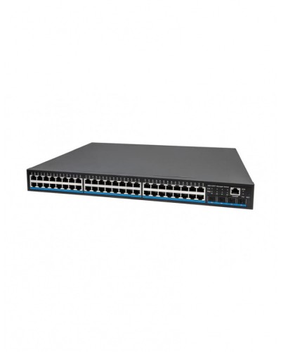 Управляемый L2 PoE коммутатор Gigabit Ethernet на 48 RJ45 PoE + 4 x GE SFP порта NST NS-SW-48G4G-PL в Благовещенске Коммутаторы Pintop.ru